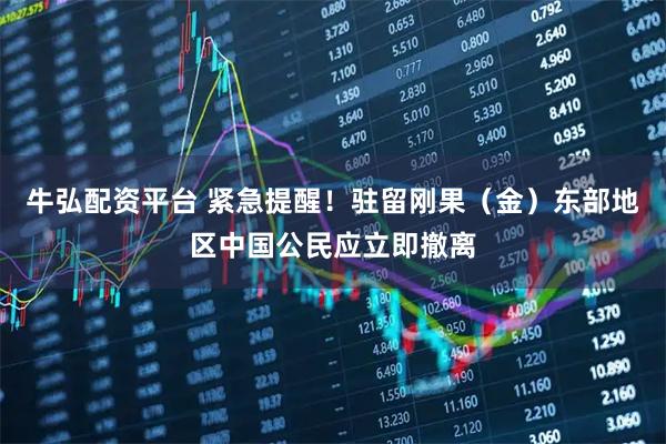 牛弘配资平台 紧急提醒！驻留刚果（金）东部地区中国公民应立即撤离